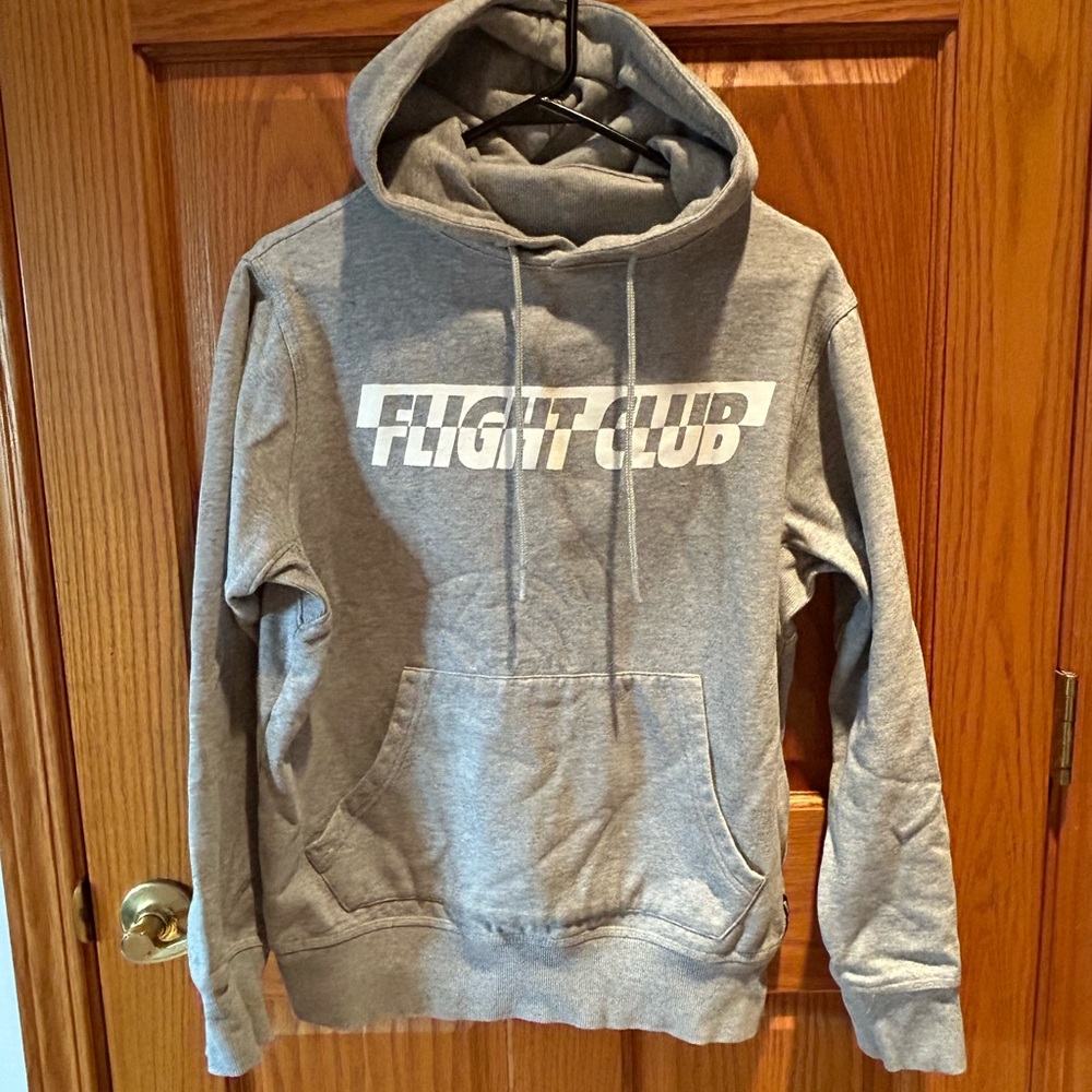 Flight Club Grey Hoodie Sz Small